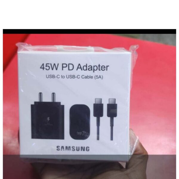 45W Adapter with Cable – Fast Charging (100 pcs/carton)