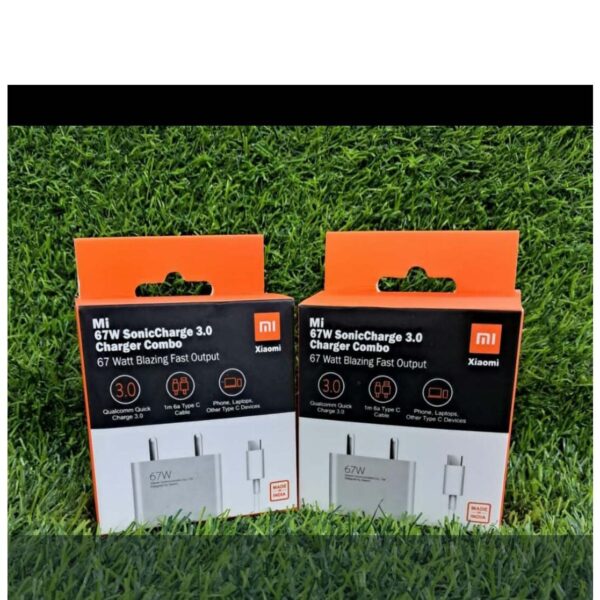 MI 67W SuperFast Adapter With Cable available 100% OG