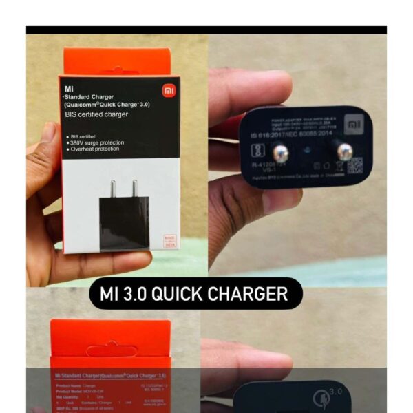 MI 3.0 Quick Charger Adapter – Fast & Efficient Charging