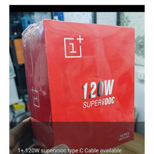 1+ 120W SuperVOOC Type-C Cable – Ultra-Fast Charging for High-Power Devices