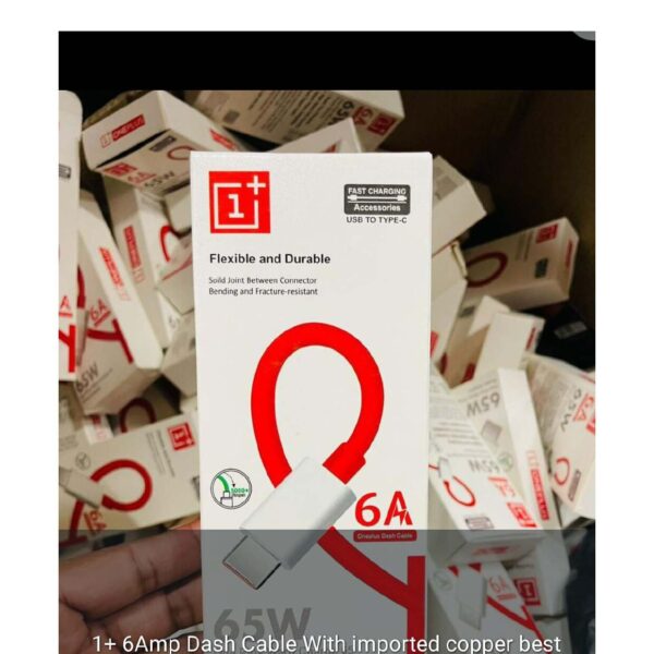 1+ 6Amp Dash Cable with Imported Copper – Super Fast Charging at Best Price